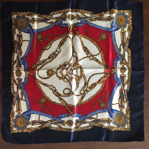 Silky scarf / handkerchief - Picture 2 of 2